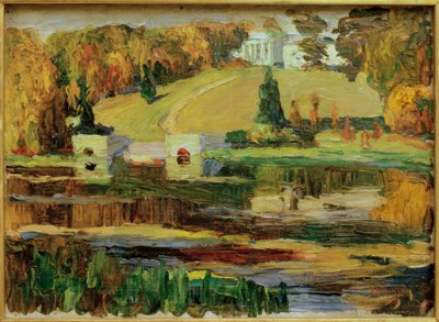 Schets voor Achtyrka – Herfst door Wassily Kandinsky